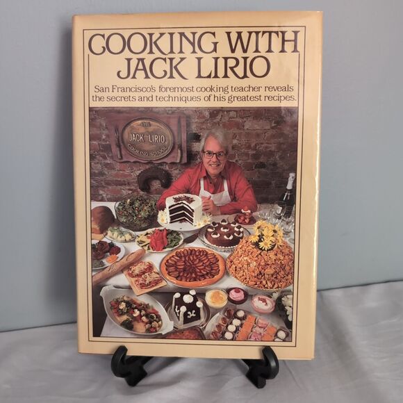 Cooking with Jack Lirio Hardcover SIGNED Cookbook 1982 - Picture 1 of 16